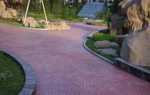 上海周邊地區壓模地坪,市政景區園林壓花藝術地坪模具鋪裝公司